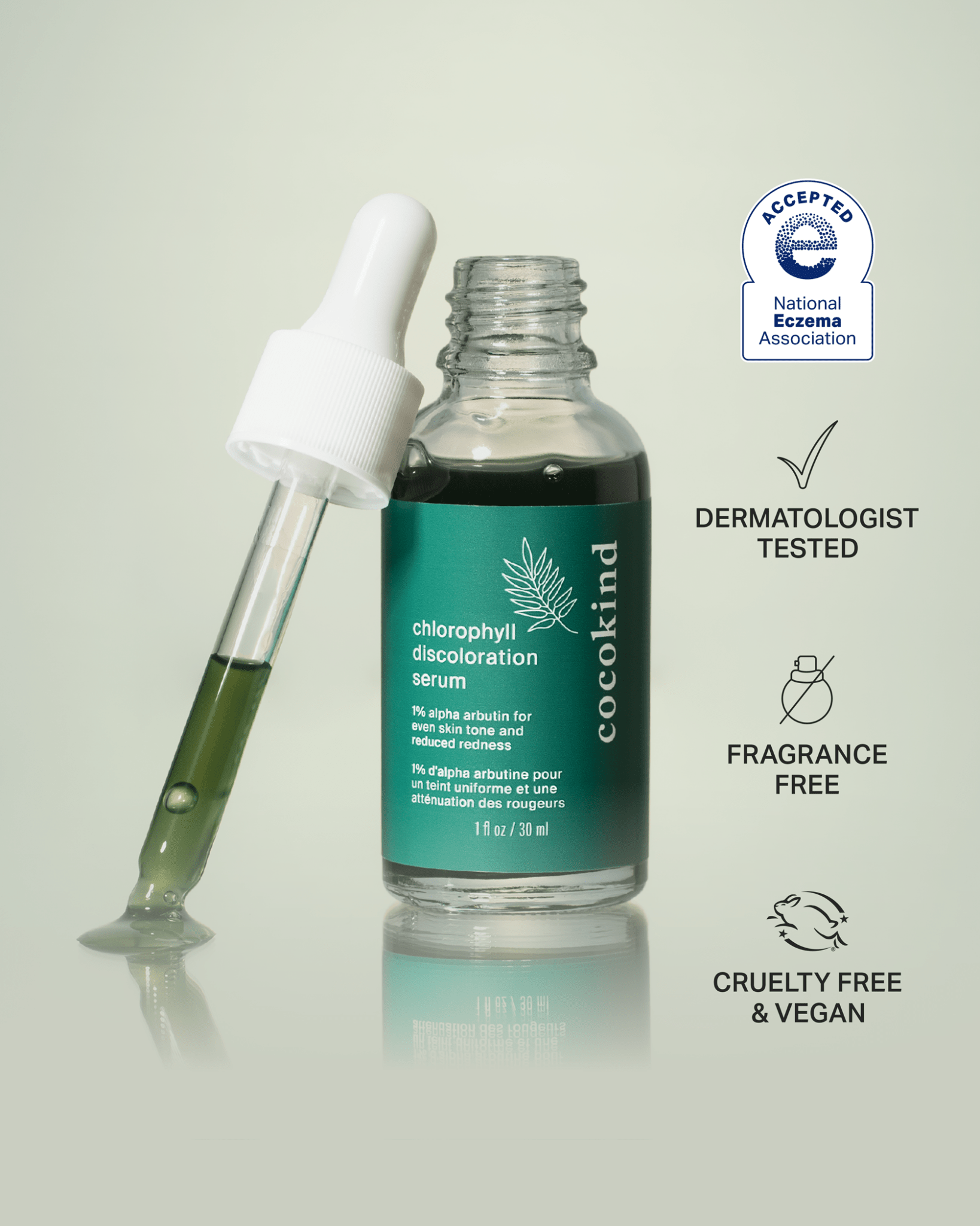 chlorophyll discoloration serum - cocokind